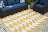 Warmstead Furniture - Ashley Furniture - Thomley Rug - 5' x 7' Rug / Ivory/Yellow - R900062